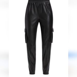 Generation  love Vegan Leather Elastic Weist Pants Womens Sz L
